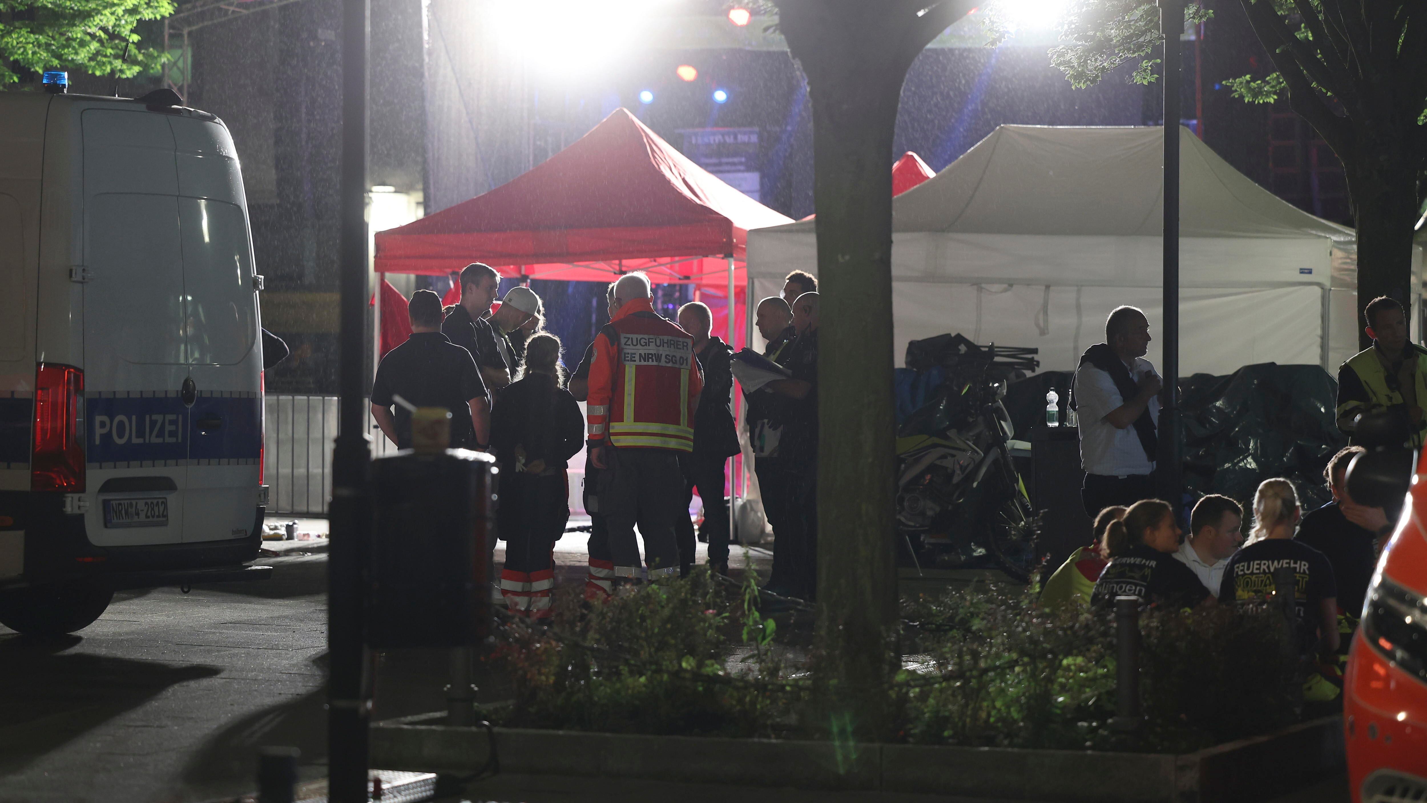 Ataque con cuchillo en Solingen, Alemania. EFE/EPA/CHRISTOPHER NEUNDORF