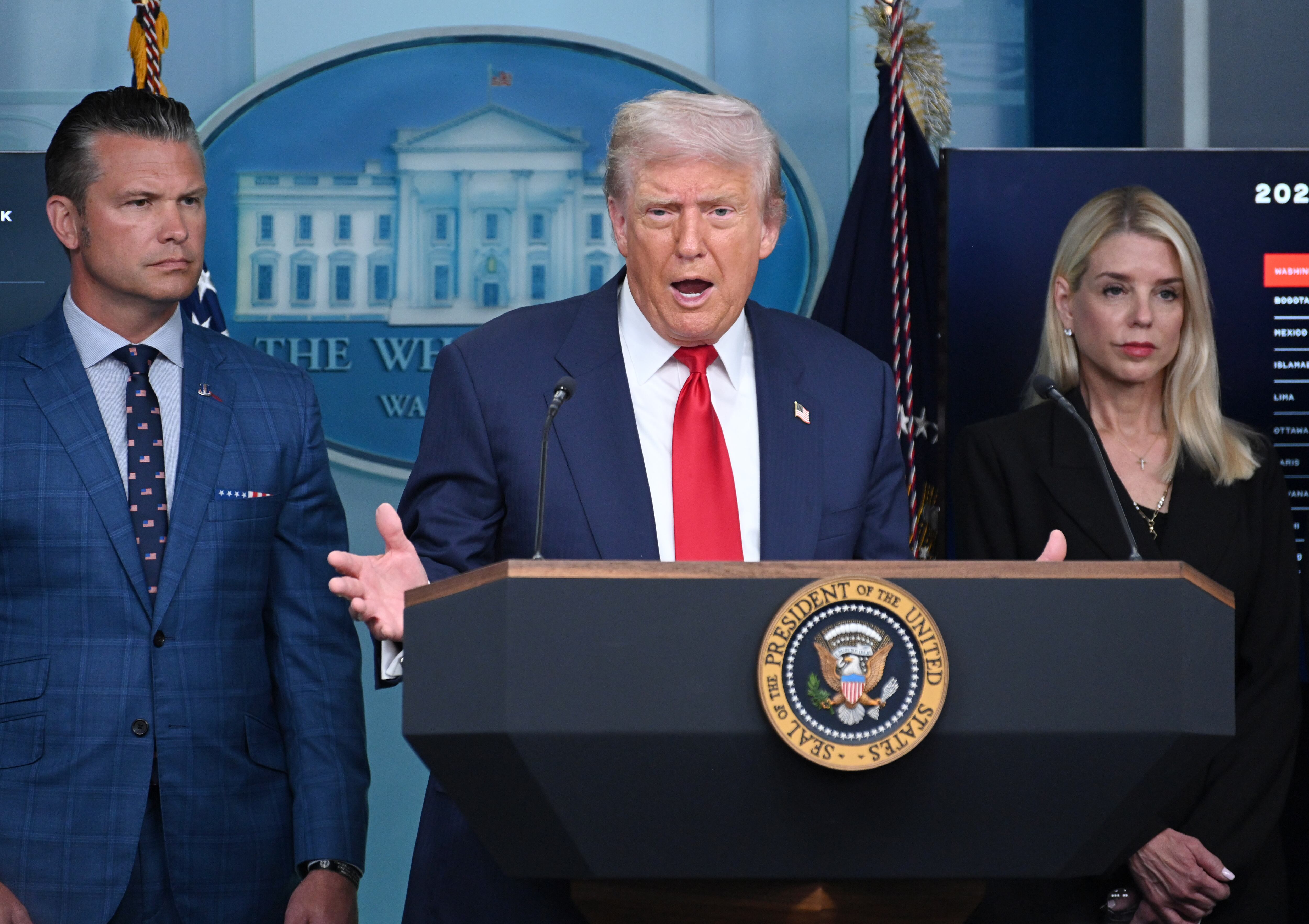 Donald Trump, presidente de Estados Unidos. Foto: Chen Mengtong/China News Service/VCG via Getty Images