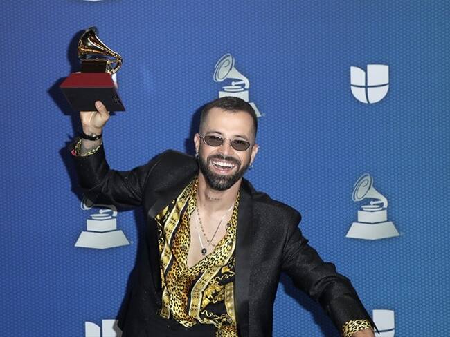 Mike Bahía en los Grammy. Foto: Getty Images