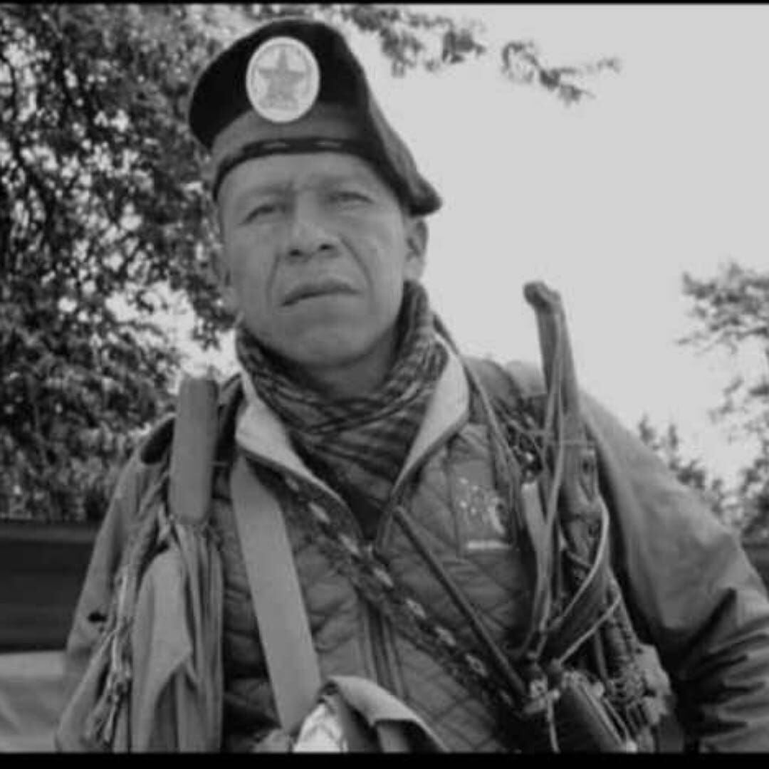 Albeiro Camayo, líder indígena asesinado en el resguardo Las Delicias. Crédito: Cric.