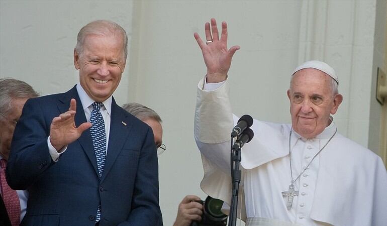 El presidente estadounidense, Joe Biden, se verá con el papa Francisco en el Vaticano el 29 de octubre. Foto: Mindy Schauer/Digital First Media/Orange County Register via Getty Images