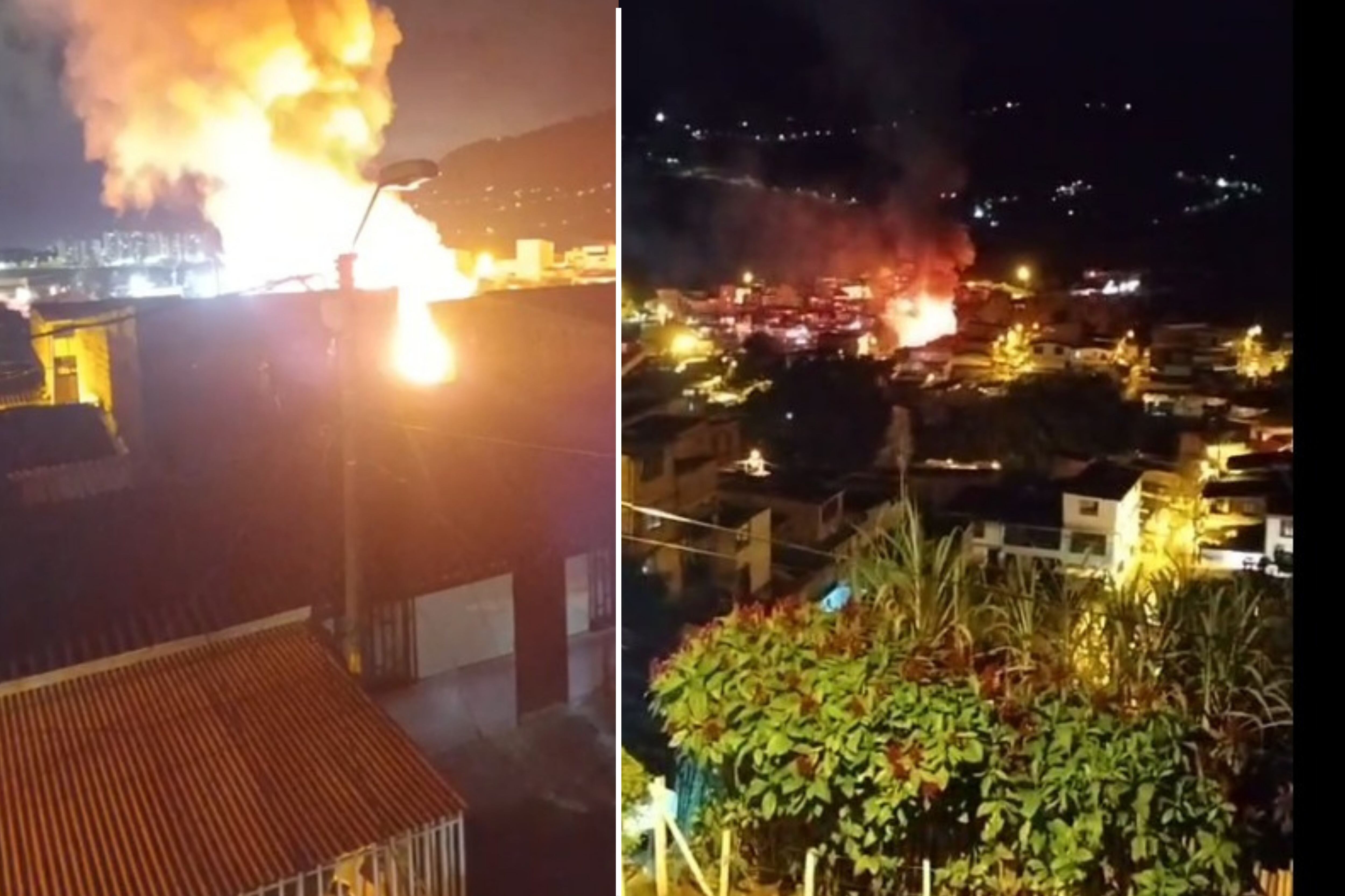 Incendio en Villasantana (Pereira)