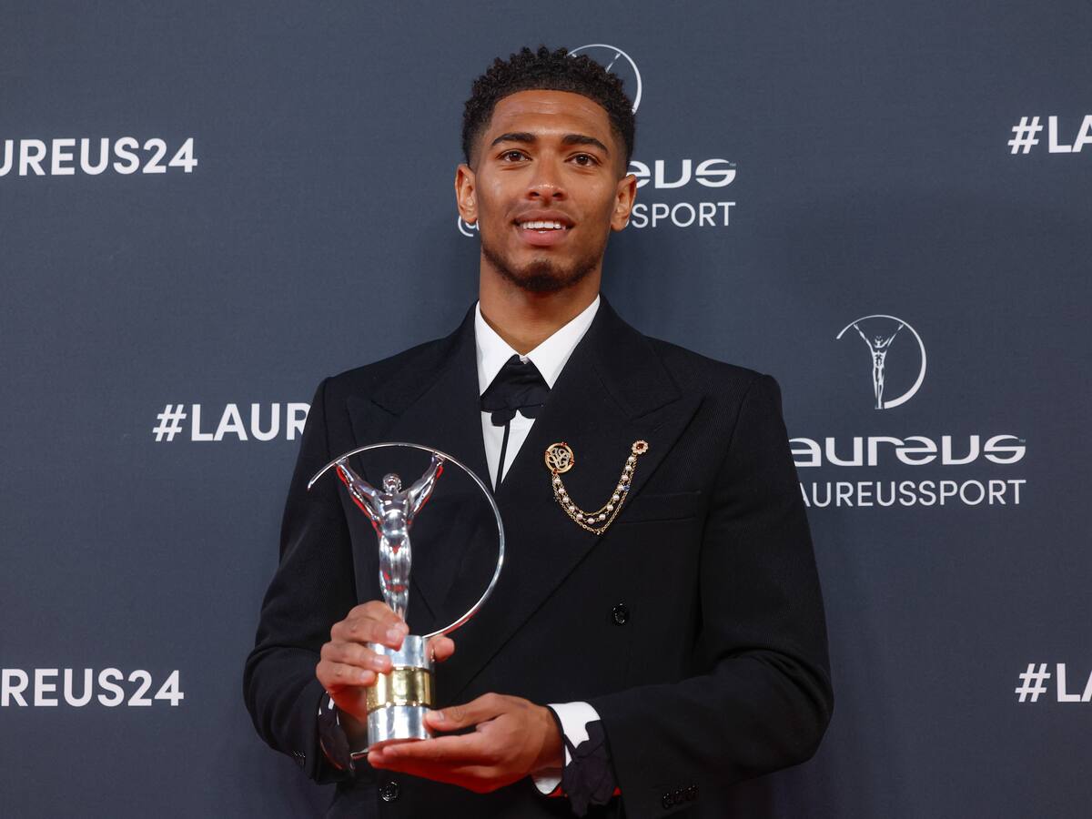 Jude Bellingham, ganador del Premio Laureus a Revelación Mundial del 2023