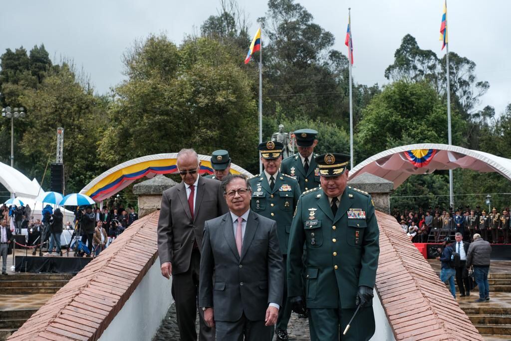 El presidente Gustavo Petro Urrego estará este jueves en el homenaje al Ejército Nacional en el Puente de Boyacá. / Foto. Presidencia