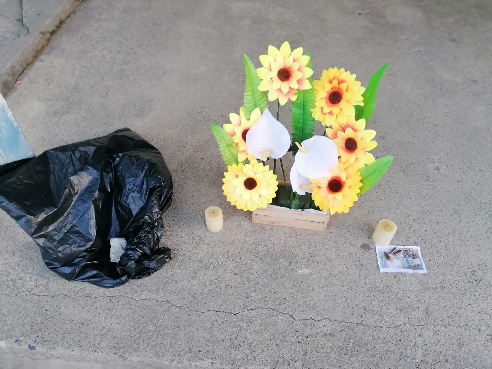 Elementos intimidantes en el barrio El Dorado. Foto: cortesía. 