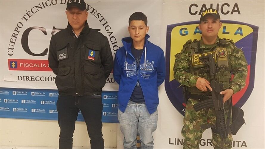 El capturado es José Mariano Castañeda quien según las autoridades habría participado en el homicidio de Jorge Mario Ortiz Ramírez. Foto: Fiscalía