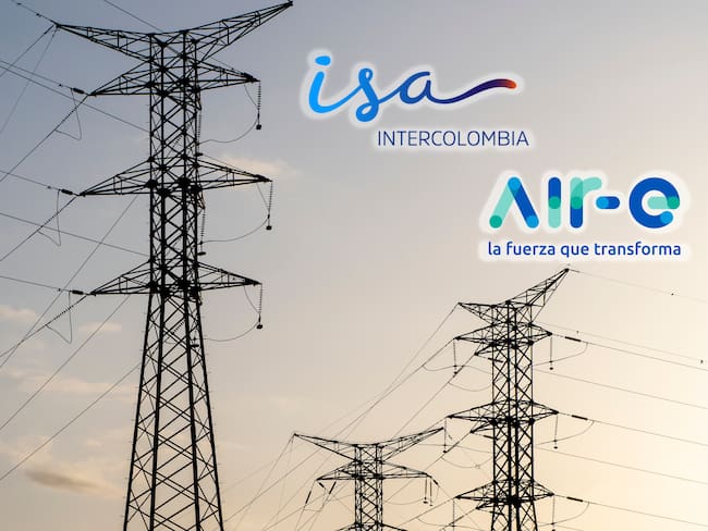 Logo Isa-Intercolombia. FOTO: Página oficial.// Logo Air-e. FOTO: Página oficial.