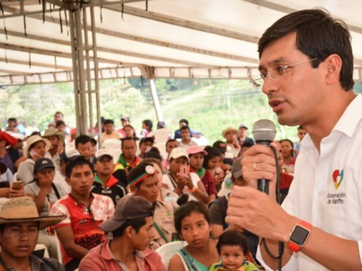Gobernador de Nariño pide a indígenas “un corredor humanitario”