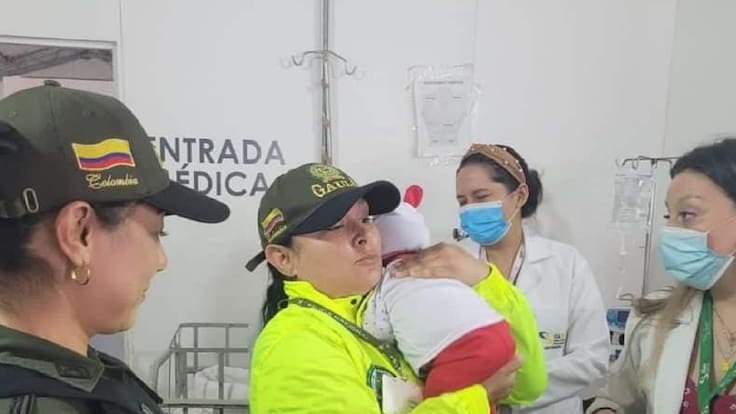 Bebé secuestrado / Policía de Bucaramanga