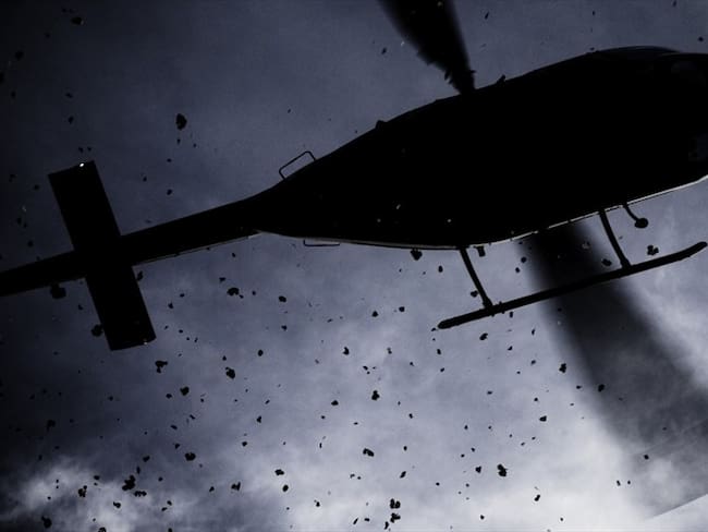 Helicóptero se accidentó en el aeropuerto de Matecaña. Foto: Getty Images