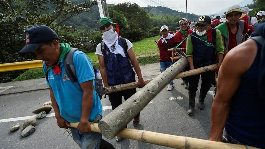 El presidente Iván Duque insistió en que se deben levantar las vías de hecho en el departamento del Cauca. Foto: Getty Images