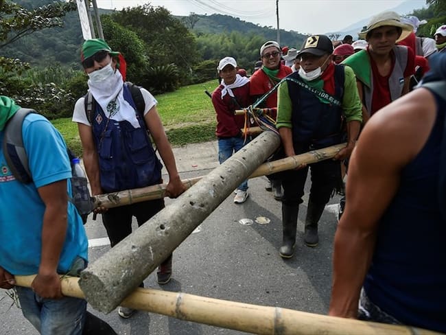 El presidente Iván Duque insistió en que se deben levantar las vías de hecho en el departamento del Cauca. Foto: Getty Images
