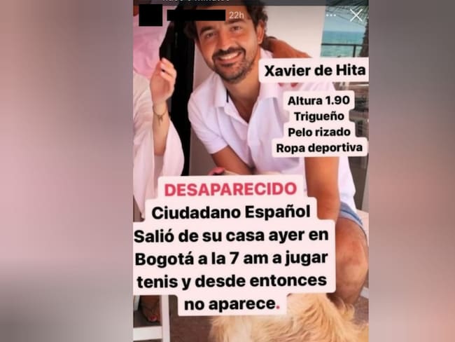 Xavier de Hita. Foto: Redes sociales