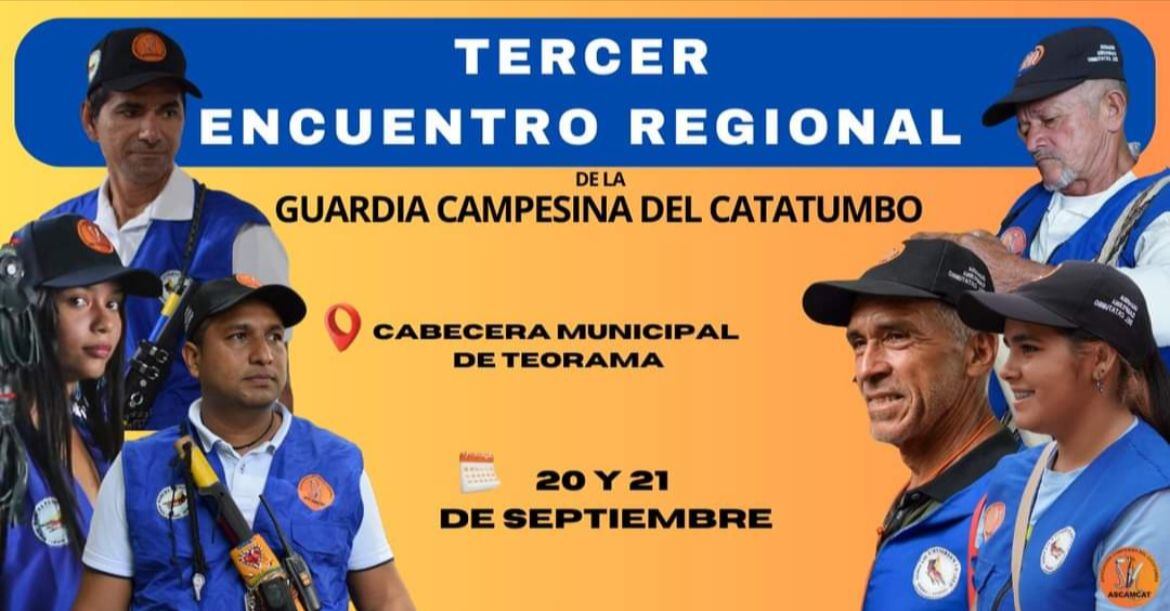 Tercer encuentro regional de la guardia campesina del Catatumbo.