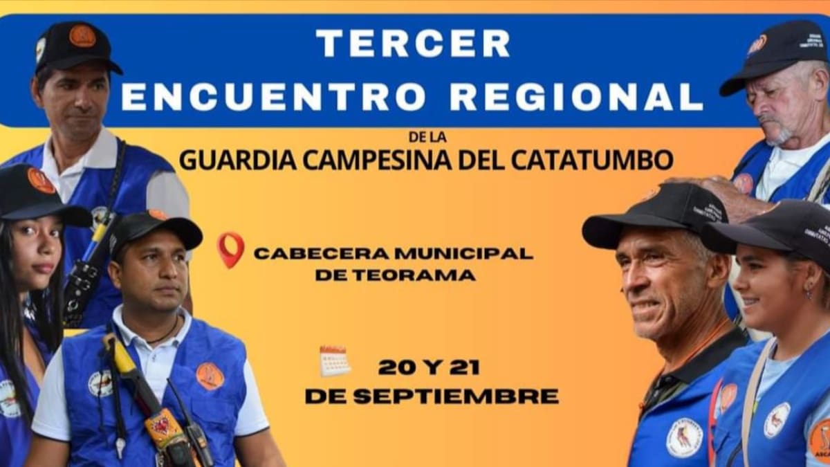 Todo listo para el Tercer Encuentro Regional de la Guardia Campesina del Catatumbo