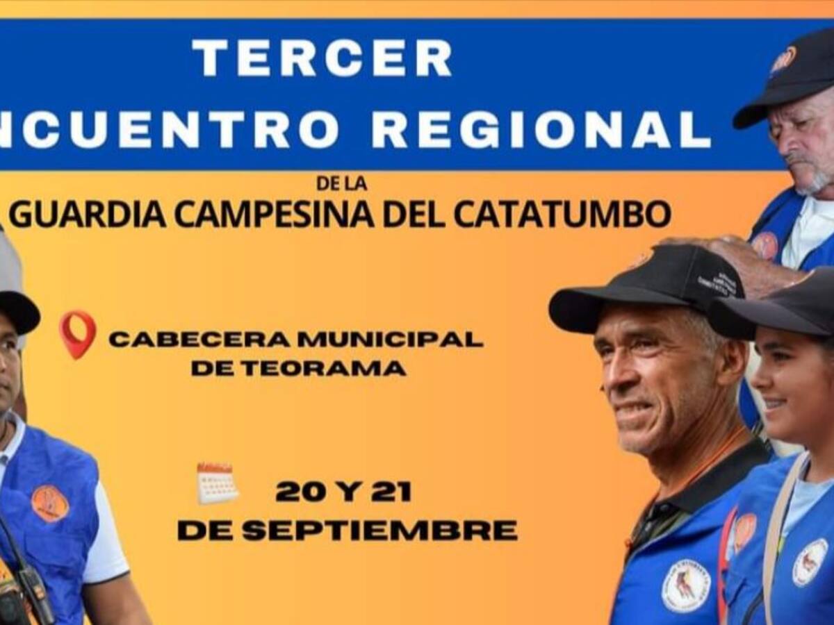 Todo listo para el Tercer Encuentro Regional de la Guardia Campesina del Catatumbo