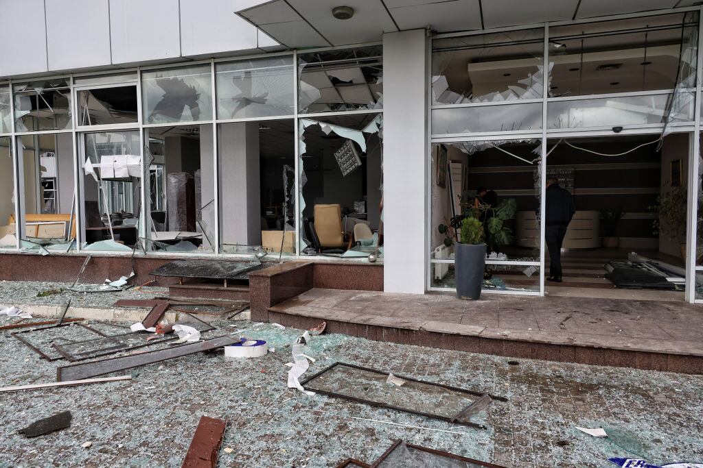 Ataques con misiles contra Odesa. Foto: Getty Images.