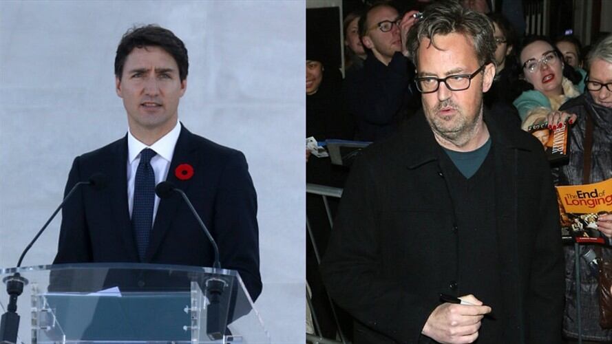 Matthew Perry vuelve a la carga en su 'pelea' pública con Justin Trudeau. Foto: Bang Media y Getty images