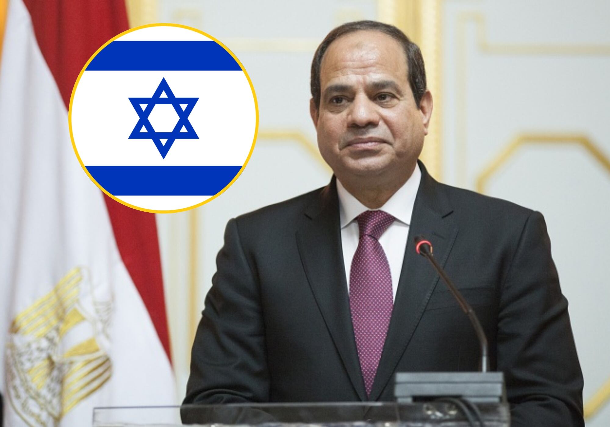 Al Sisi, presidente de Egipto, pidió a Israel que fin de guerra en Gaza sea “una oportunidad para lograr la paz”. Foto: Getty Images.