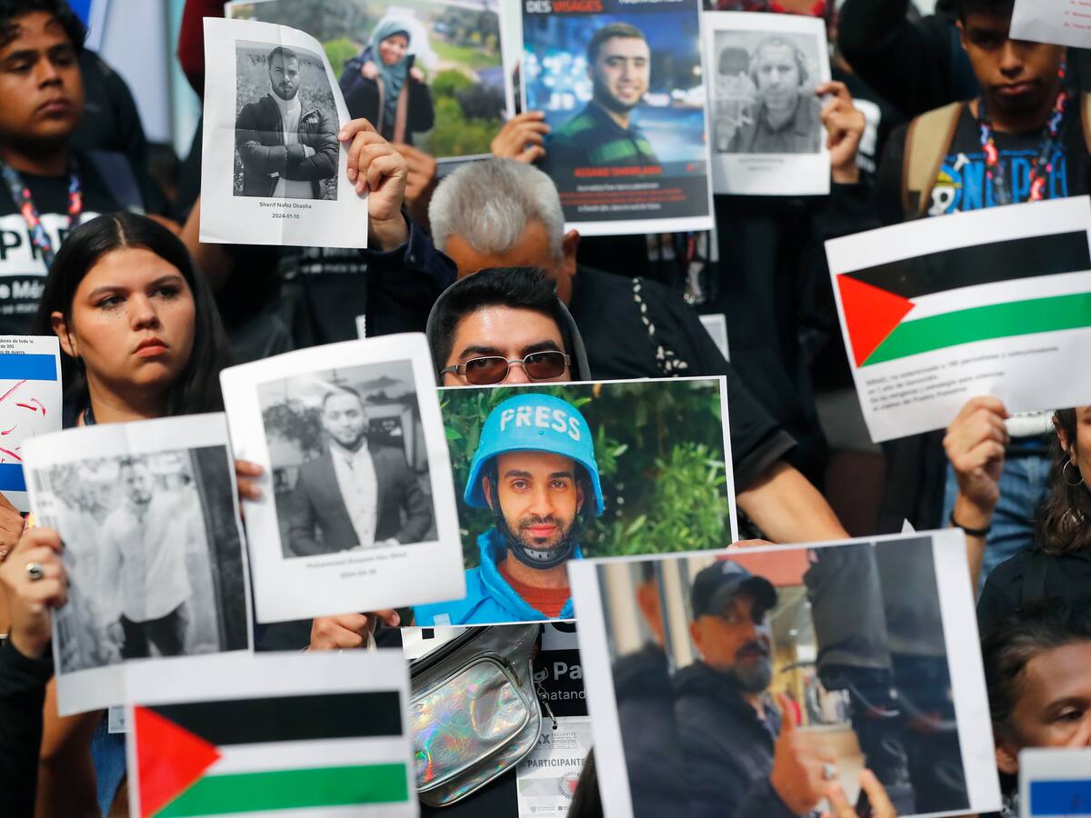 Palestina ya es el mayor cementerio de periodistas de los últimos cinco años, según RSF