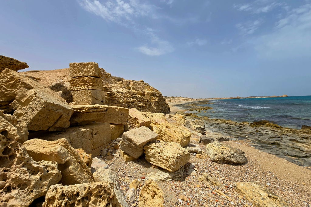 Ciudad de Khoms, Libia. I Foto: MAHMUD TURKIA/AFP via Getty Images.