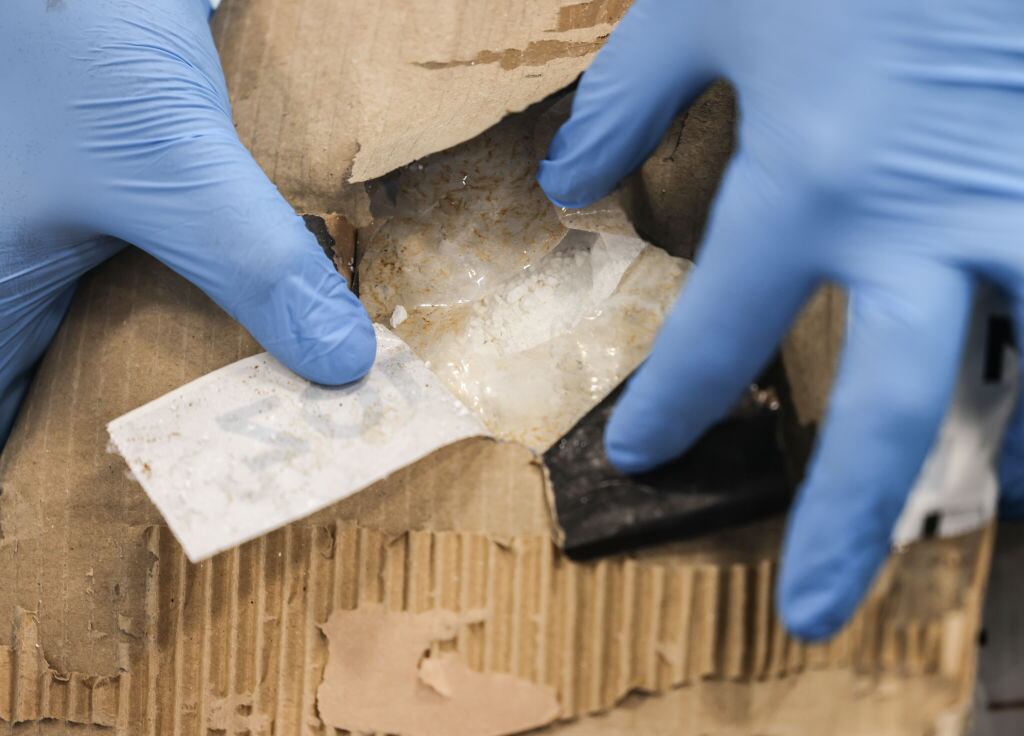 Imagen de referencia de cocaína. Foto: Getty Images.