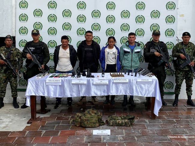 Judicializan a cuatro presuntos integrantes de las disidencias en el Catatumbo. / Foto: Fiscalía.