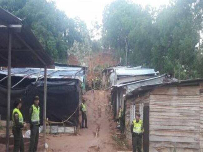 Nueve personas fallecieron en Barrancabermeja , luego de un deslizamiento de tierra que se dio en el 2018. . Foto: La W.