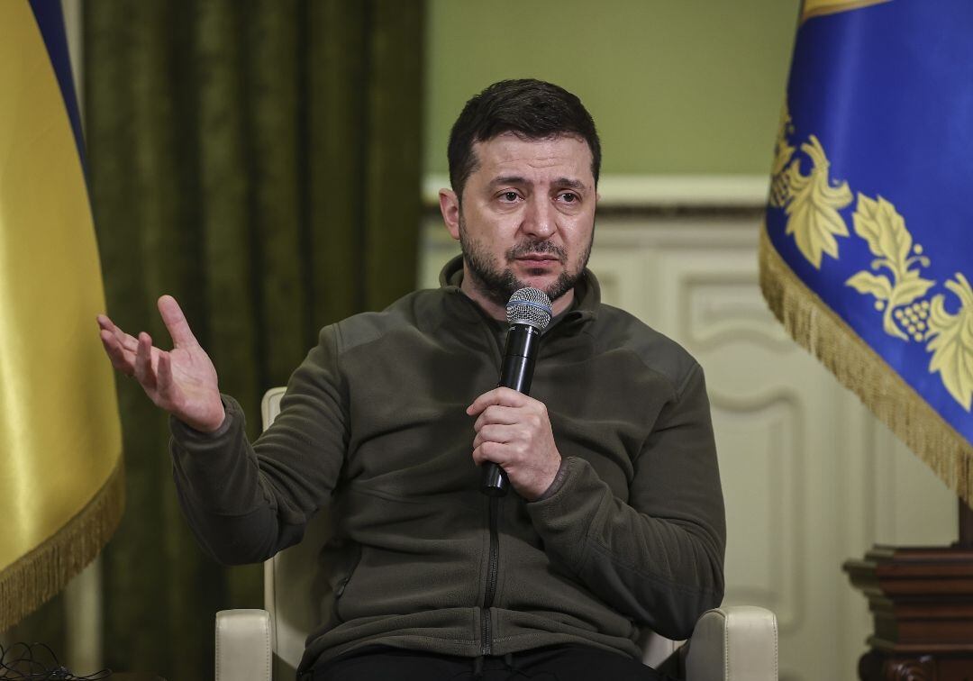 Volodimir Zelenski, presidente de Ucrania // Foto: Getty Images 