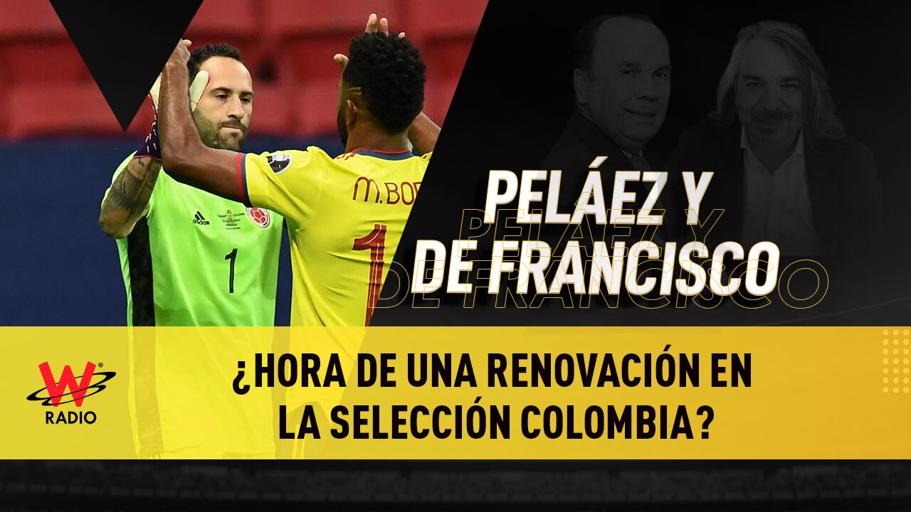 David Ospina y Miguel Ángel Borja con la Selección Colombia. Foto: AFP