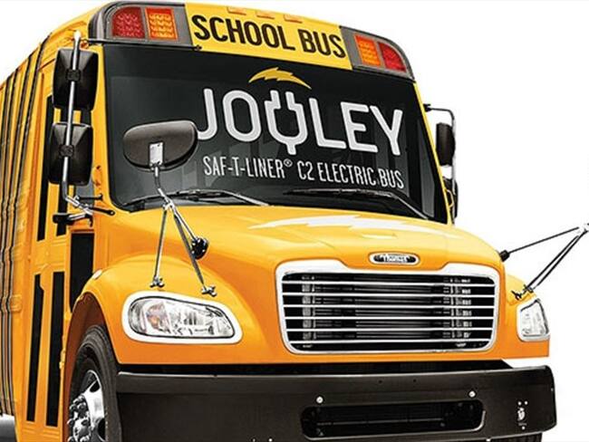 Daimler presenta su primer autobús escolar eléctrico. Foto: Bang Media