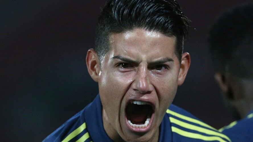 James Rodríguez, jugador del Everton y de la Selección Colombia. Foto: Claudio Reyes - Pool/Getty Images