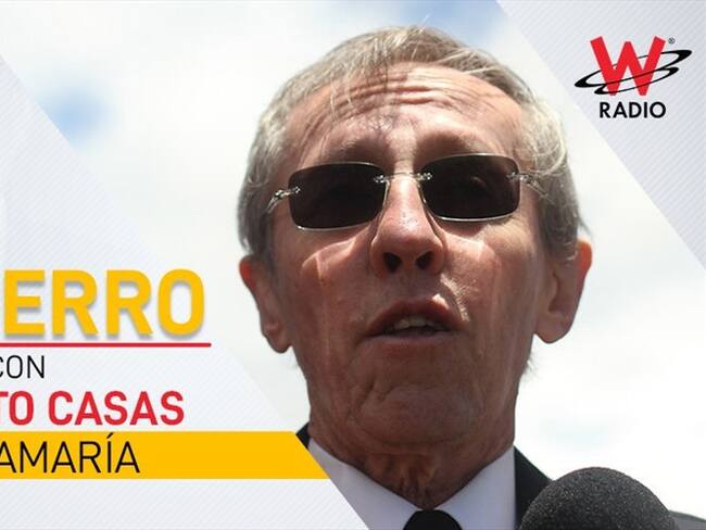 Antonio Navarro Wolff, desde El Encierro con Alberto Casas. Foto: El EncierroAlberto Casas Santamaría