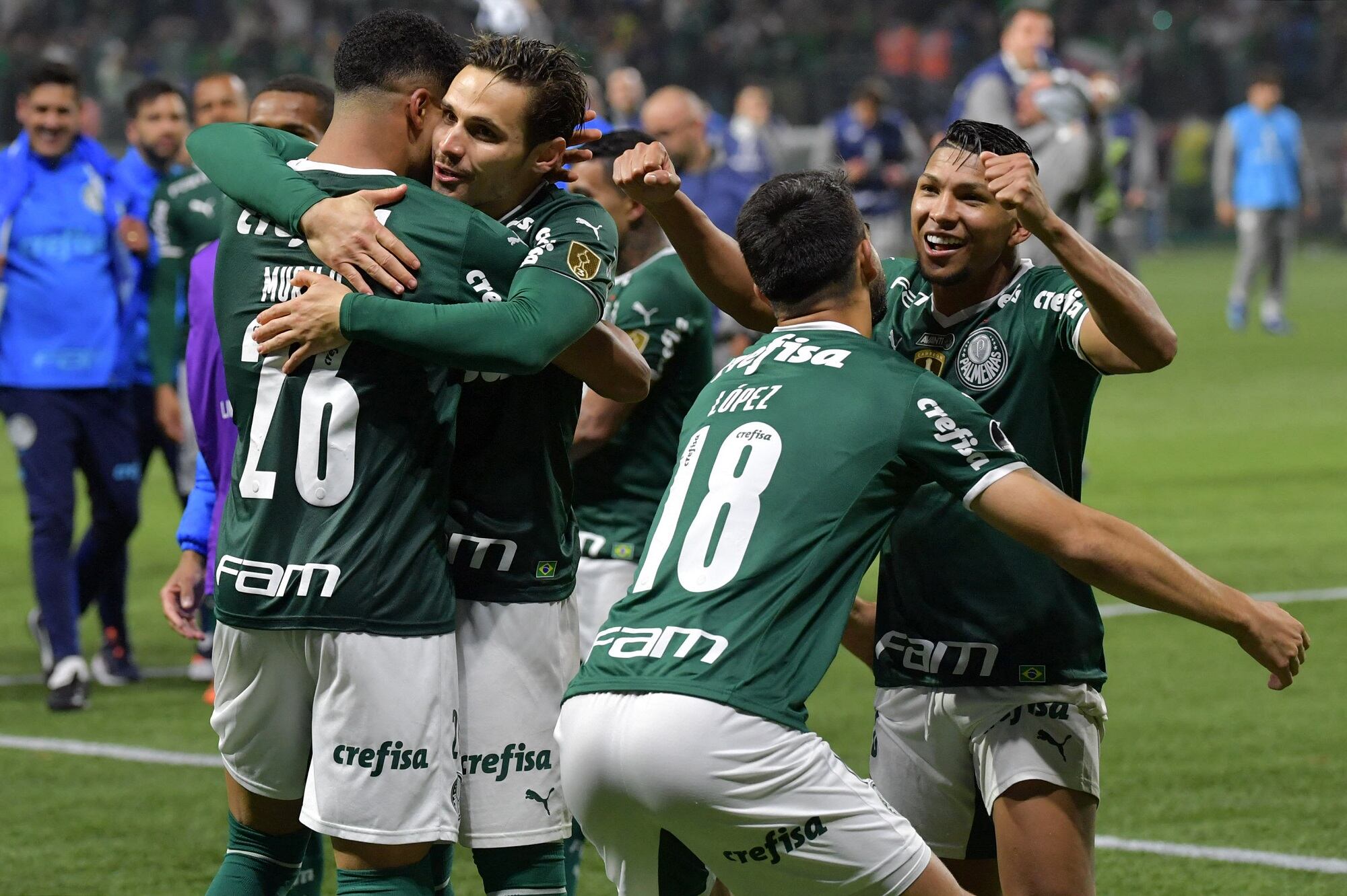 Palmeiras. (Photo by NELSON ALMEIDA/AFP via Getty Images)