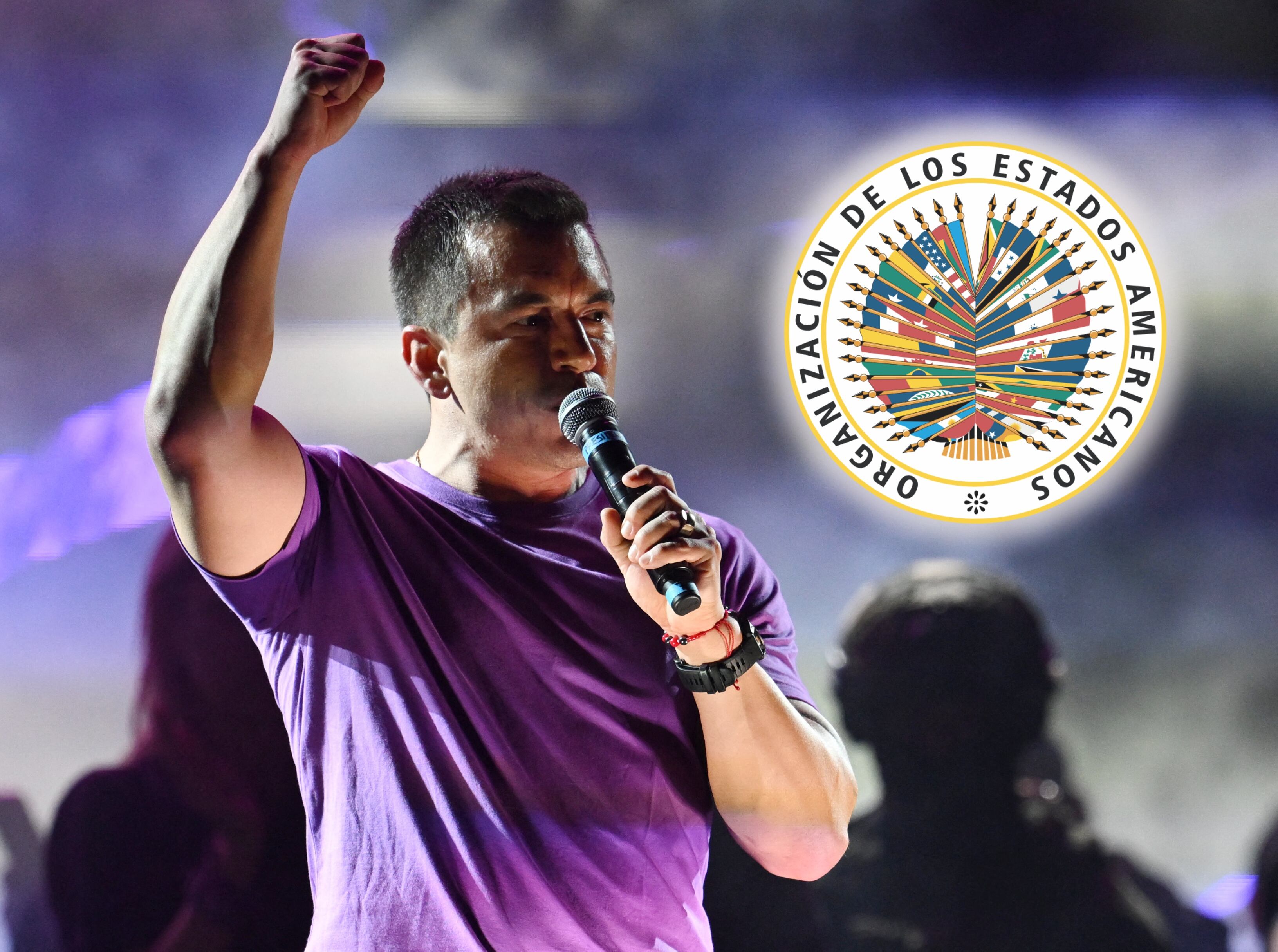 Presidente de Ecuador, Daniel Noboa, es reelegido en las elecciones presidenciales. FOTO: RAUL ARBOLEDA/AFP via Getty Images