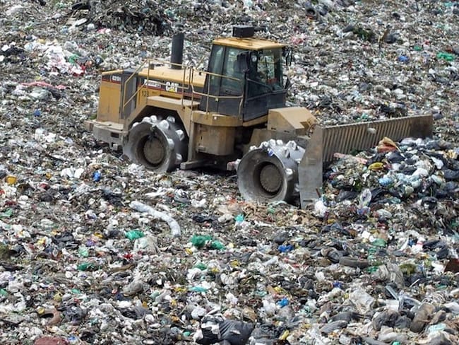 Se declaró alerta amarilla ante la acumulación de residuos sólidos en Popayán por la no prestación del servicio por parte de la empresa Serviaseo. Foto: Colprensa