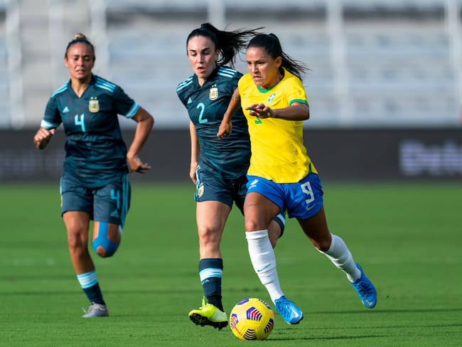 Brasil - Argentina, fútbol femenino. (Photo by Brad Smith/ISI Photos/Getty Images)