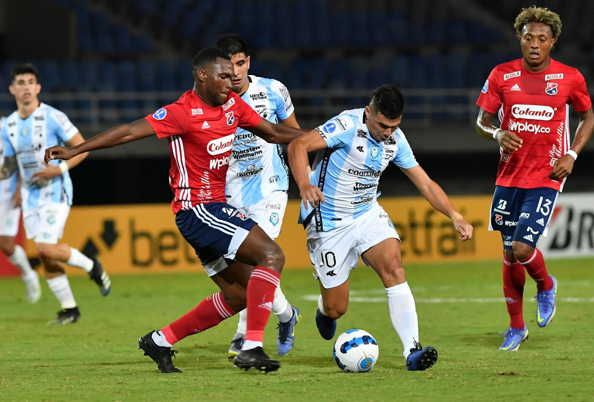 Independiente Medellín vs. Guaireña en Copa Sudamericana (Photo by JOAQUIN SARMIENTO/AFP via Getty Images)