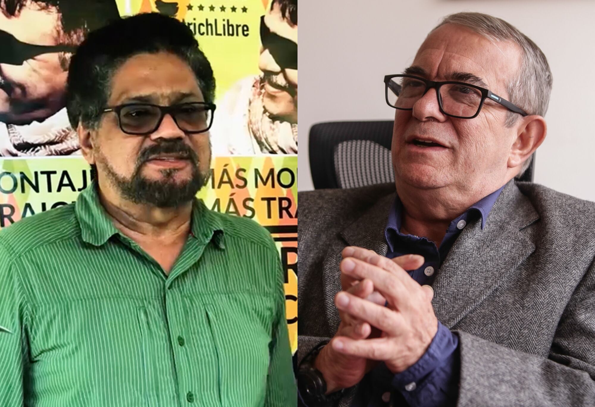 Iván Márquez y Rodrigo Londoño | Fotos: Colprensa