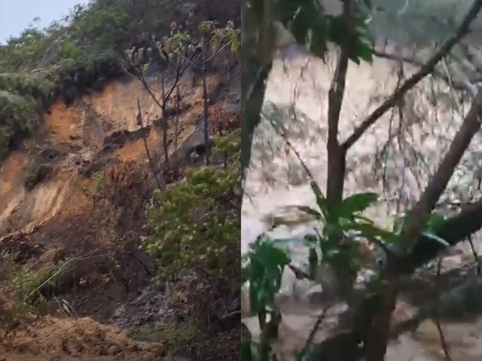 Emergencias en Jamundí por lluvias: río desbordado, cultivos inundados y vías bloqueadas. Foto: Suministrada,