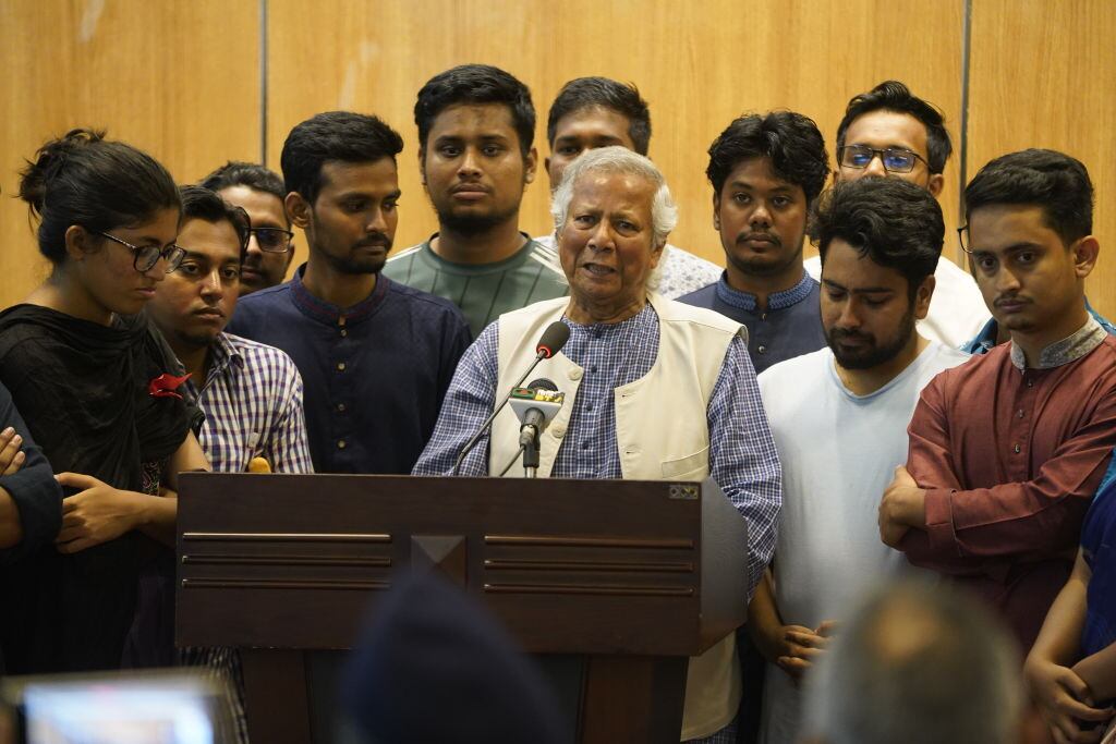 Agosto 8. Nobel laureate Muhammad Yunus. I Foto: Sultan Mahmud Mukut/Drik/Getty Images.