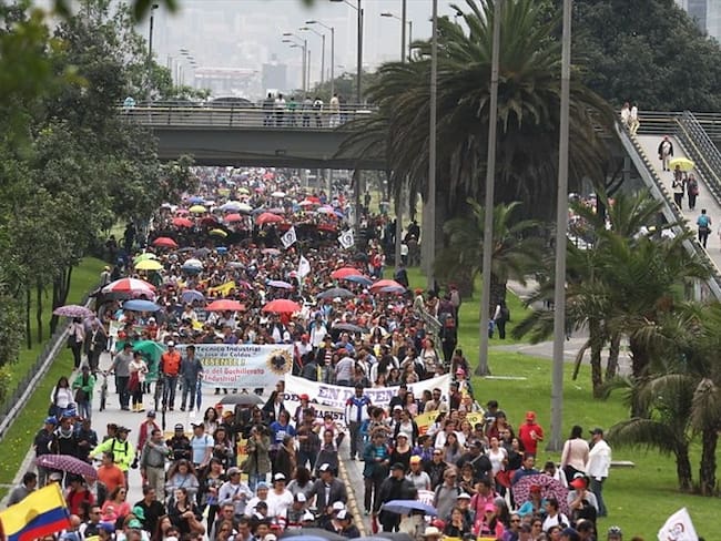 Marchas 8 de febrero del 2024 en Colombia: Horario y razones de manifestaciones. Imagen de referencia. Foto: Colprensa.