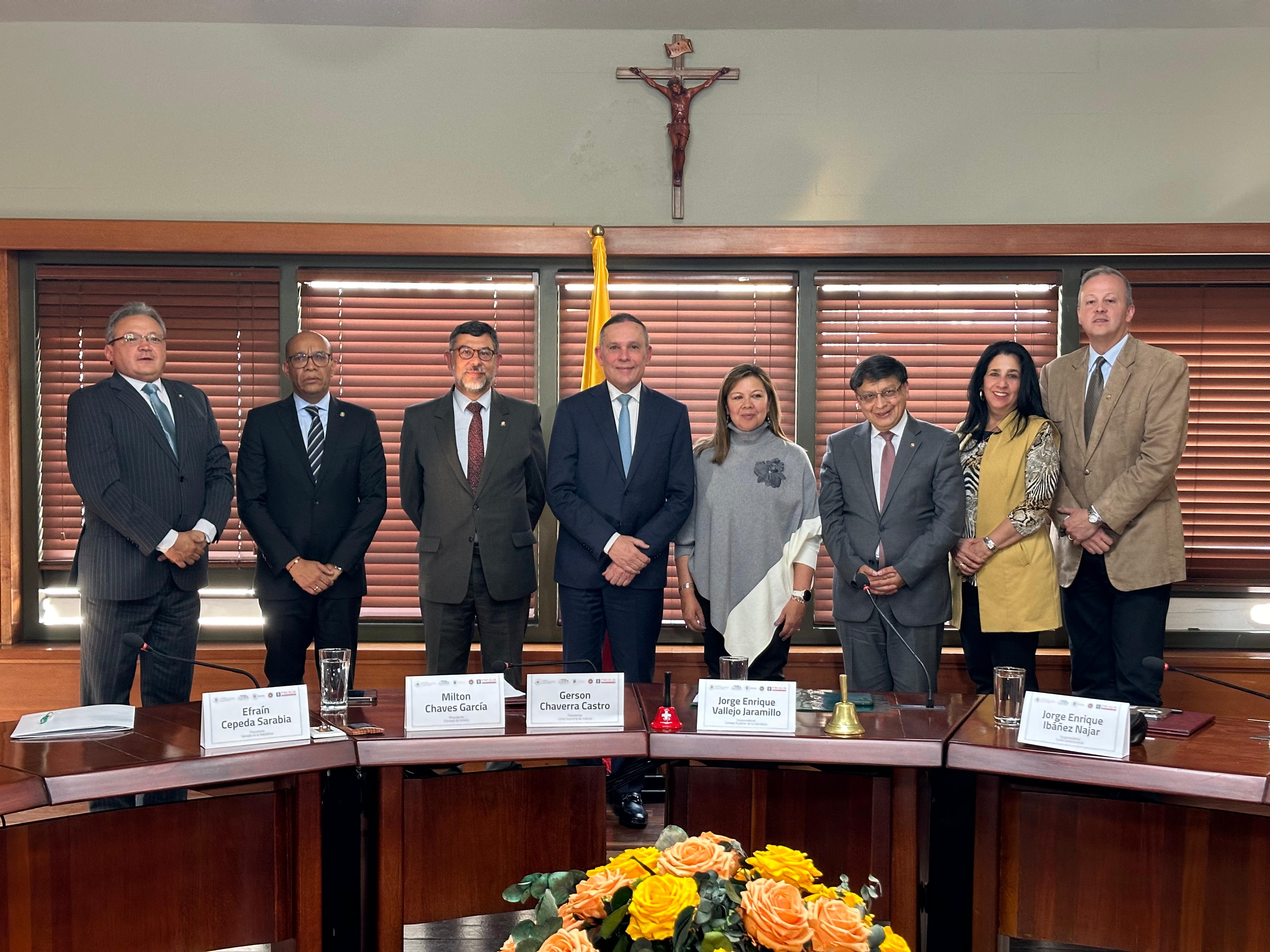 Reunión Cepeda-altas cortes