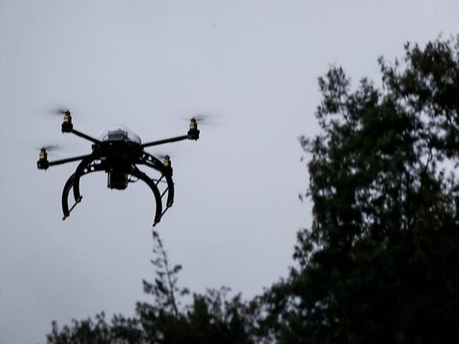 Imagen de referencia, drones. Foto: Colprensa