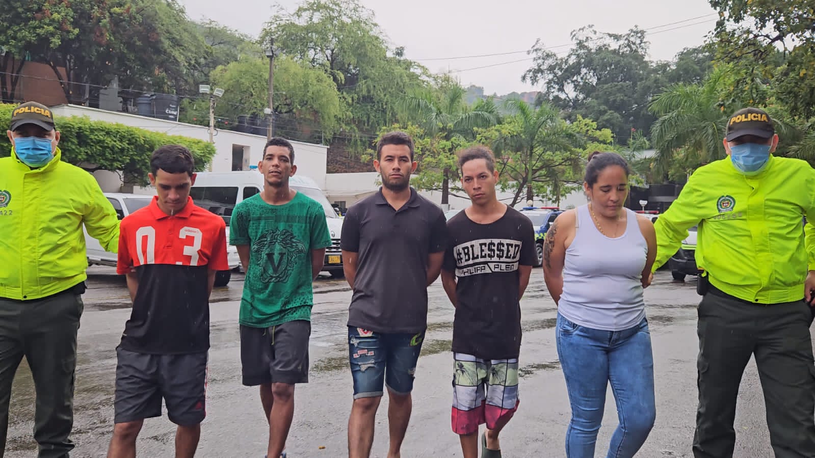 Presuntos integrantes de los AK47. Foto: Mecuc.