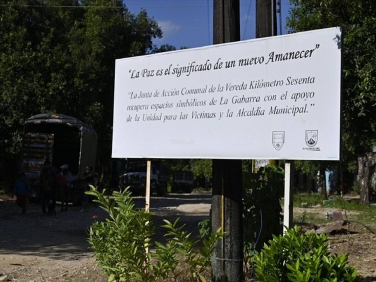 Víctimas construyen su memoria histórica en el corregimiento de La Gabarra