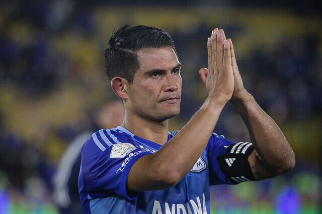 Millonarios empató 0-0 con Once Caldas y quedó al borde de la eliminación de la Liga BetPlay. Foto:Colprensa - Cristian Bayona).