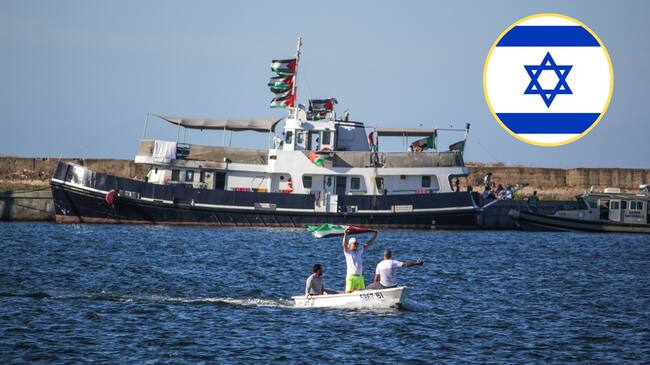 Barco 'Family' de la Flotilla Global Sumud. FOTO: Chedly Ben Ibrahim/NurPhoto via Getty Images