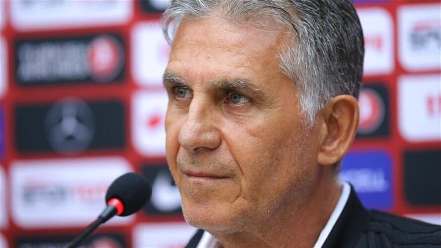 El seleccionador de Irán, Carlos Queiroz. Foto: Agencia Anadolu