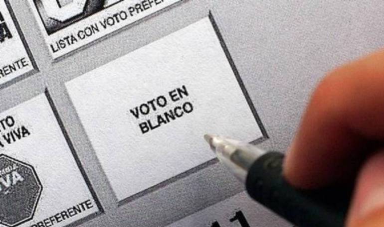 El poder del voto en Blanco en las elecciones en Colombia